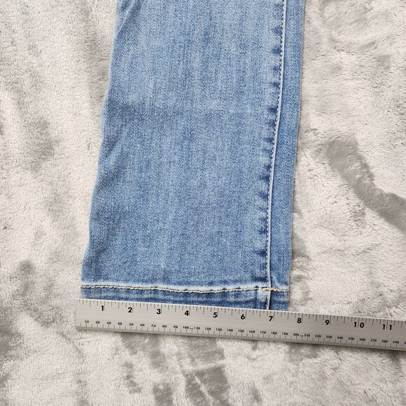 INC International Concepts Jeans Womens 4PS SHORT Blue Regular Fit Boot Cut Leg - Picture 11 of 12